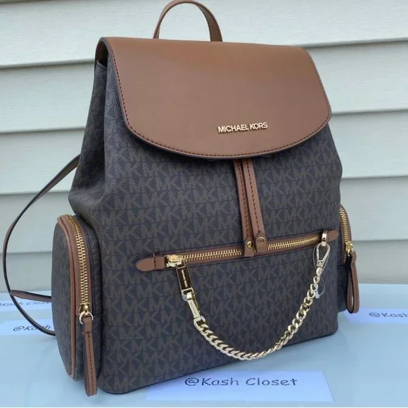 Michael Kors | Bags | Michael Kors Jet Set Mk Logo Large  display picture 3